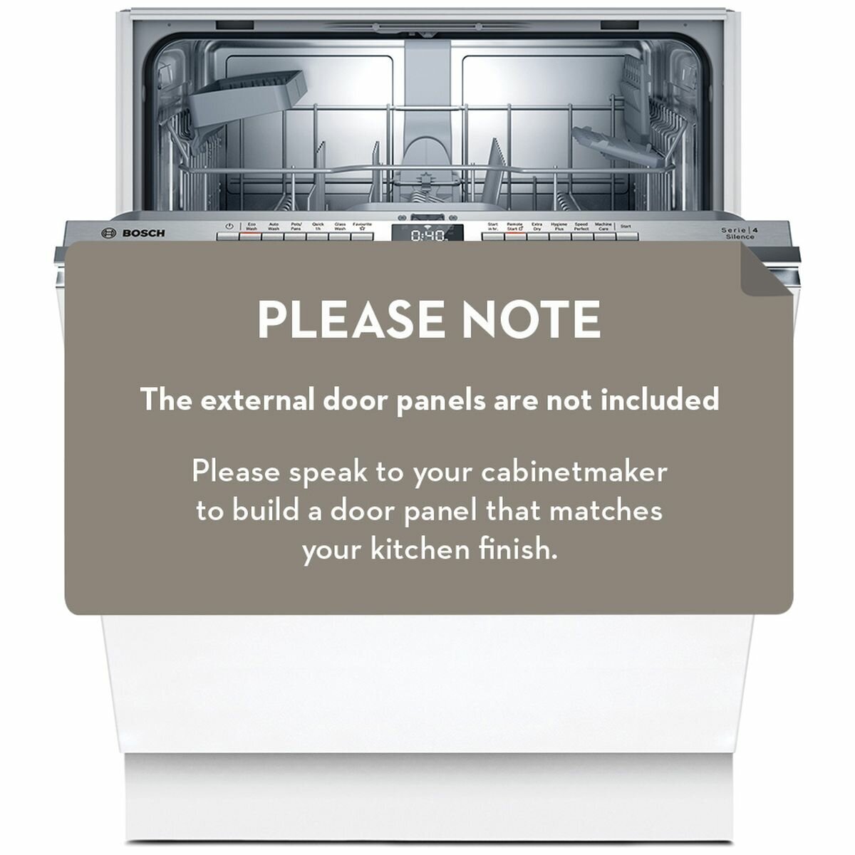 Bosch 60cm Series 4 Fully Integrated Dishwasher SMV4HTX01A